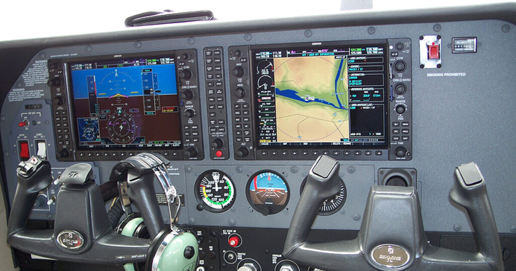 Cessna Private Pilot Trainer Instrument Panel